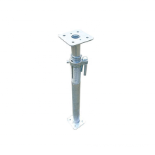 Metal base jack scaffolding adjustable props from 1.5 m to 3.5 m in height by hot-dip galvanizing or painting